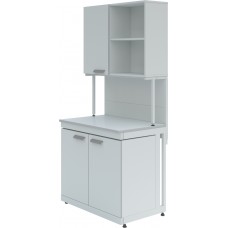 Стол лабораторный с шкафом-надстройкой ЛК-1200 СН